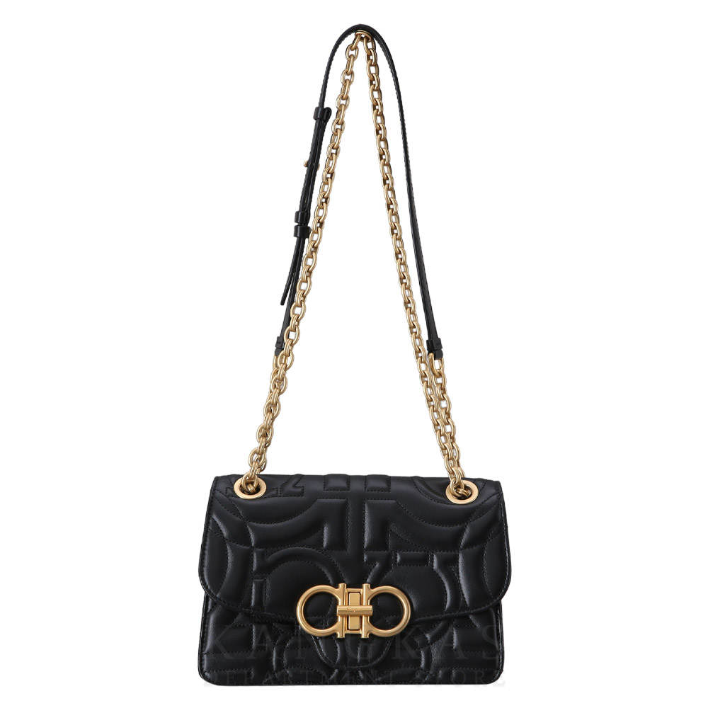 FERRAGAMO(USED)페레가모 21H153 간치니 퀼팅 플랩백